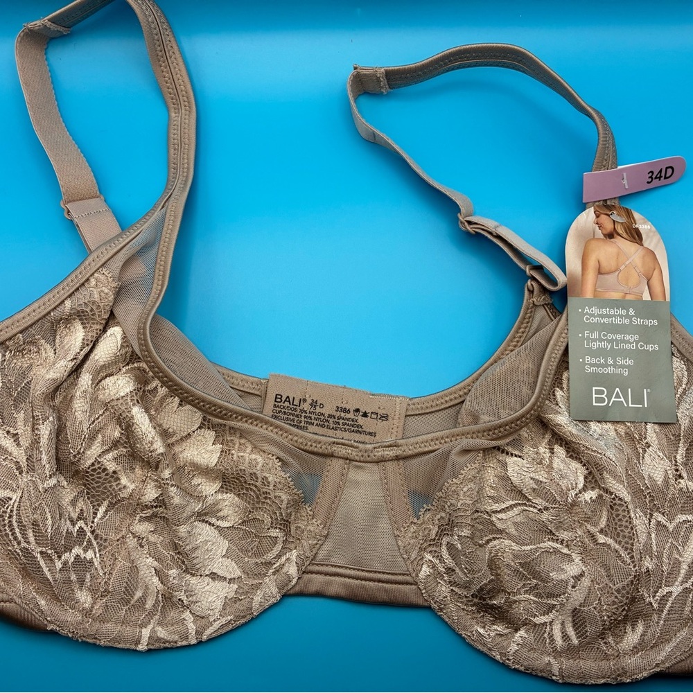 Bali Women's Lace Underwire Bra - Evening Blush